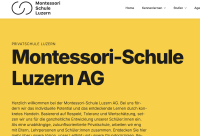 Klassenlehrperson Montessori-Schule Luzern 60 – 70 %