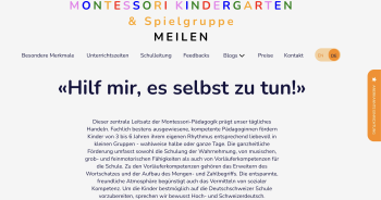 MONTESSORI KINDERGARTEN & Spielgruppe MEILEN
